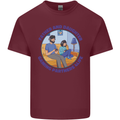 Father & Daughter Gaming Gamer Day Funny Mens Cotton T-Shirt Tee Top Maroon