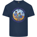 Father & Daughter Gaming Gamer Day Funny Mens Cotton T-Shirt Tee Top Navy Blue