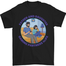Father & Daughter Gaming Gamer Day Funny Mens T-Shirt 100% Cotton Black