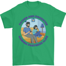Father & Daughter Gaming Gamer Day Funny Mens T-Shirt 100% Cotton Irish Green