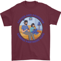 Father & Daughter Gaming Gamer Day Funny Mens T-Shirt 100% Cotton Maroon