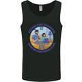 Father & Daughter Gaming Gamer Day Funny Mens Vest Tank Top Black