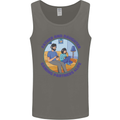 Father & Daughter Gaming Gamer Day Funny Mens Vest Tank Top Charcoal