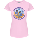Father & Daughter Gaming Gamer Day Funny Womens Petite Cut T-Shirt Light Pink