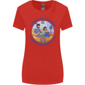 Father & Daughter Gaming Gamer Day Funny Womens Wider Cut T-Shirt Red