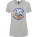 Father & Daughter Gaming Gamer Day Funny Womens Wider Cut T-Shirt Sports Grey