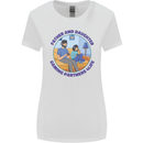 Father & Daughter Gaming Gamer Day Funny Womens Wider Cut T-Shirt White