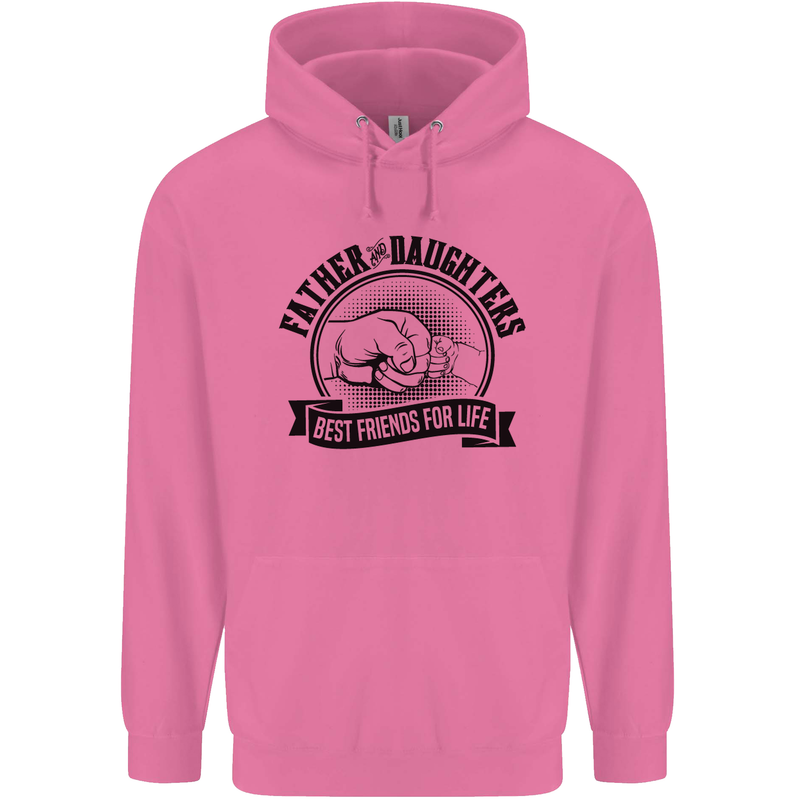 Father & Daughters Best Friends Fathers Day Childrens Kids Hoodie Azalea