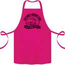 Father & Daughters Best Friends Fathers Day Cotton Apron 100% Organic Pink