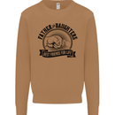 Father & Daughters Best Friends Fathers Day Mens Sweatshirt Jumper Caramel Latte