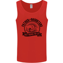 Father & Daughters Best Friends Fathers Day Mens Vest Tank Top Red