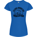 Father & Daughters Best Friends Fathers Day Womens Petite Cut T-Shirt Royal Blue