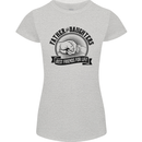 Father & Daughters Best Friends Fathers Day Womens Petite Cut T-Shirt Sports Grey