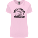 Father & Daughters Best Friends Fathers Day Womens Wider Cut T-Shirt Light Pink