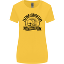Father & Daughters Best Friends Fathers Day Womens Wider Cut T-Shirt Yellow