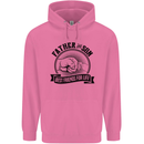 Father & Son Best Friends Father's Day Childrens Kids Hoodie Azalea