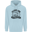 Father & Son Best Friends Father's Day Childrens Kids Hoodie Light Blue