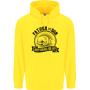 Father & Son Best Friends Father's Day Childrens Kids Hoodie Yellow
