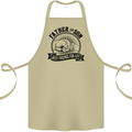 Father & Son Best Friends Father's Day Cotton Apron 100% Organic Khaki