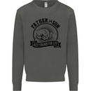 Father & Son Best Friends Father's Day Kids Sweatshirt Jumper Storm Grey