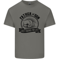 Father & Son Best Friends Father's Day Kids T-Shirt Childrens Charcoal