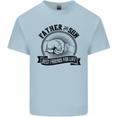 Father & Son Best Friends Father's Day Kids T-Shirt Childrens Light Blue