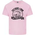 Father & Son Best Friends Father's Day Kids T-Shirt Childrens Light Pink