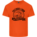 Father & Son Best Friends Father's Day Kids T-Shirt Childrens Orange