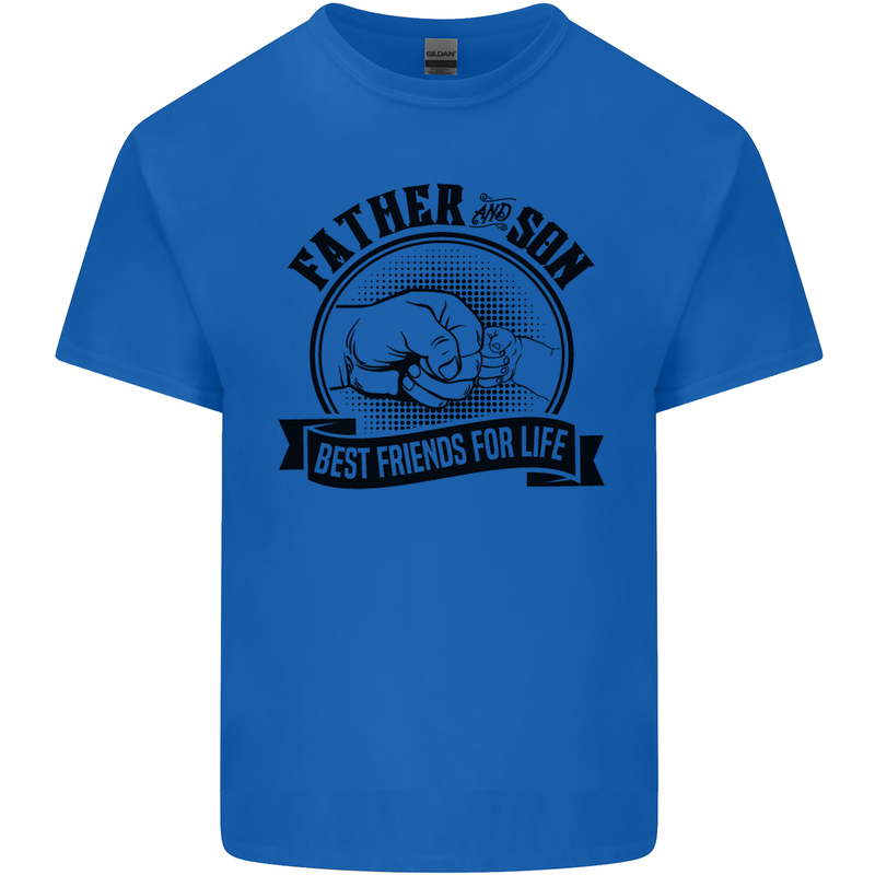Father & Son Best Friends Father's Day Kids T-Shirt Childrens Royal Blue