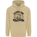 Father & Son Best Friends Father's Day Mens 80% Cotton Hoodie Sand