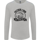 Father & Son Best Friends Father's Day Mens Long Sleeve T-Shirt Sports Grey