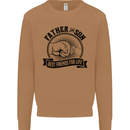 Father & Son Best Friends Father's Day Mens Sweatshirt Jumper Caramel Latte