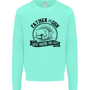 Father & Son Best Friends Father's Day Mens Sweatshirt Jumper Peppermint
