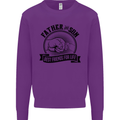 Father & Son Best Friends Father's Day Mens Sweatshirt Jumper Purple