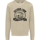 Father & Son Best Friends Father's Day Mens Sweatshirt Jumper Sand
