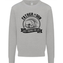 Father & Son Best Friends Father's Day Mens Sweatshirt Jumper Sports Grey