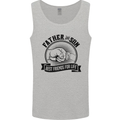 Father & Son Best Friends Father's Day Mens Vest Tank Top Sports Grey