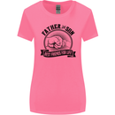 Father & Son Best Friends Father's Day Womens Wider Cut T-Shirt Azalea