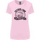 Father & Son Best Friends Father's Day Womens Wider Cut T-Shirt Light Pink