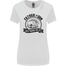 Father & Son Best Friends Father's Day Womens Wider Cut T-Shirt White