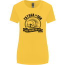 Father & Son Best Friends Father's Day Womens Wider Cut T-Shirt Yellow