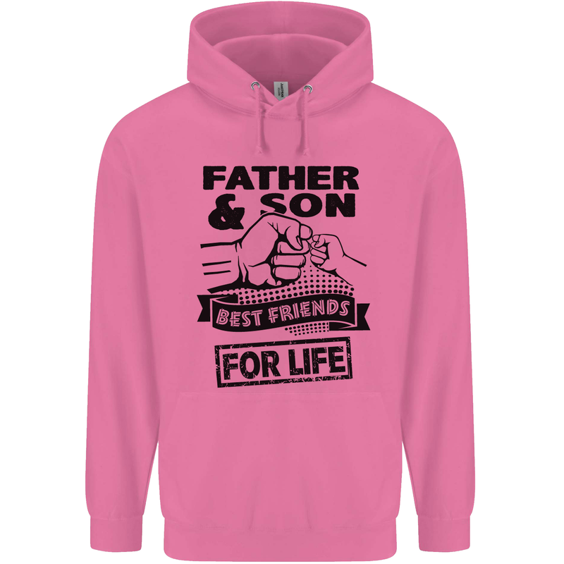 Father & Son Best Friends for Life Childrens Kids Hoodie Azalea