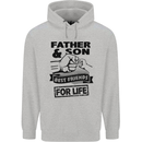 Father & Son Best Friends for Life Childrens Kids Hoodie Sports Grey