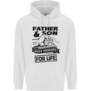 Father & Son Best Friends for Life Childrens Kids Hoodie White