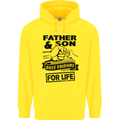 Father & Son Best Friends for Life Childrens Kids Hoodie Yellow