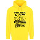 Father & Son Best Friends for Life Childrens Kids Hoodie Yellow