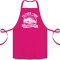 Father & Son Best Friends for Life Cotton Apron 100% Organic Pink