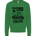 Father & Son Best Friends for Life Kids Sweatshirt Jumper Irish Green