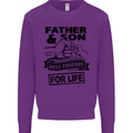 Father & Son Best Friends for Life Kids Sweatshirt Jumper Purple