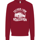 Father & Son Best Friends for Life Kids Sweatshirt Jumper Red